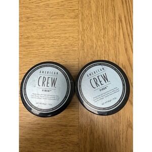 Lot of 2 American Crew Fiber 3oz Pliable Fiber with High Hold and Low Shine NEW